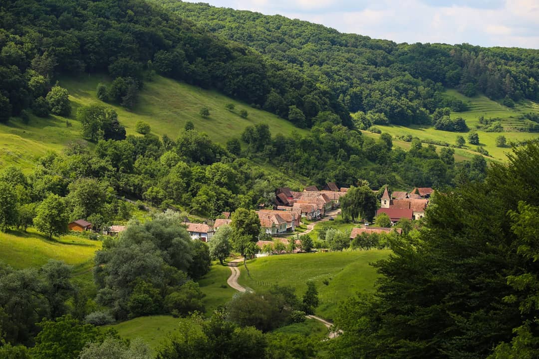 Idyllic transylvanian village